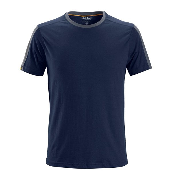 Snickers 2518 AllroundWork T-Shirt (9558 Navy/Steel Grey)