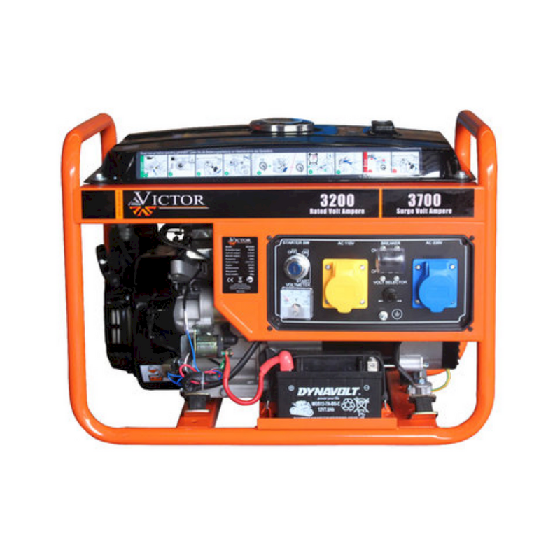 Victor 208cc Petrol Generator 3.5KVA UP170