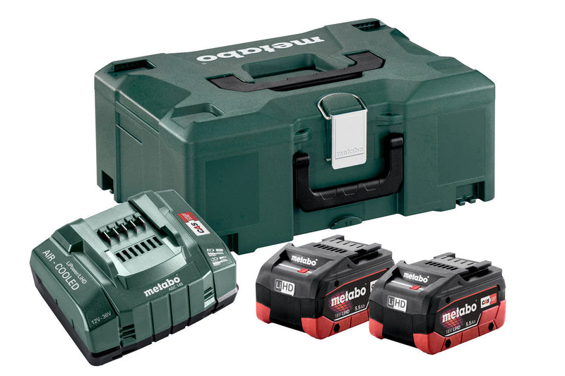 Metabo SET 2 X LIHD 5.5 AH + Quick Charger
