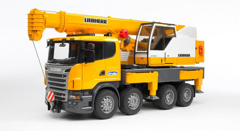 Bruder Scania R-Series Liebherr Crane