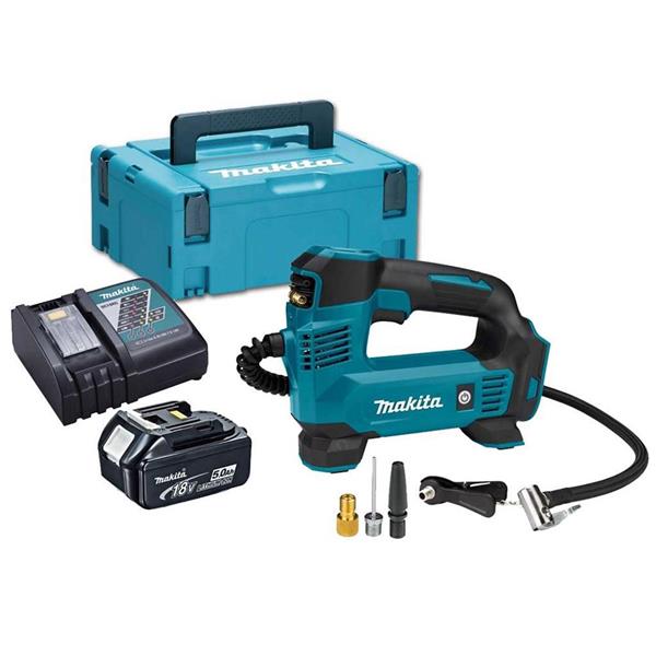 MAKITA DMP180RT1J 18V LXT Inflator, 1 x 5.0 Ah Batteries