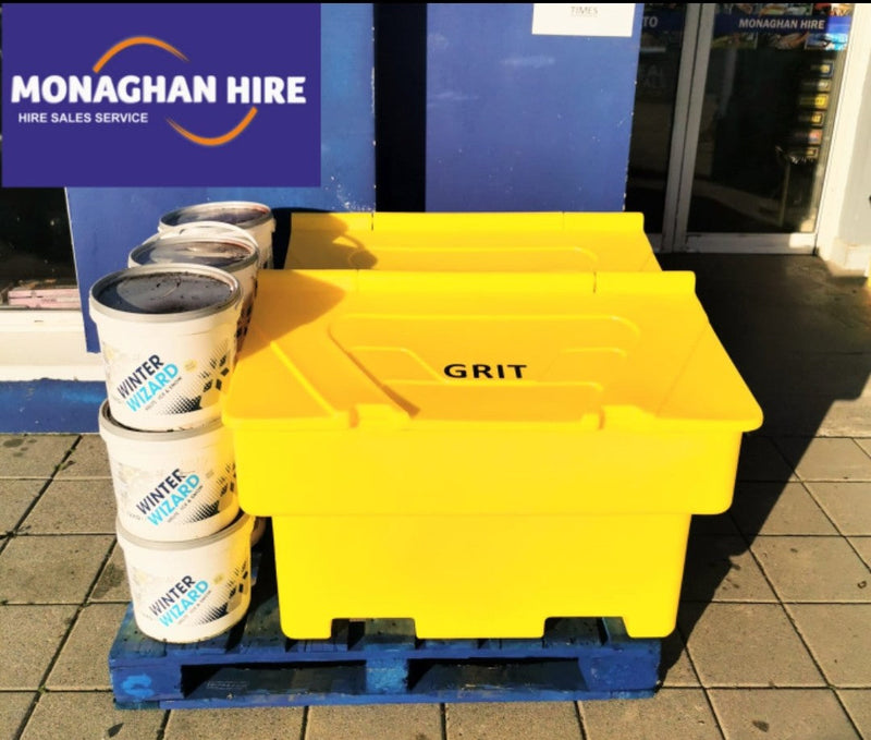 Yellow Grit bin