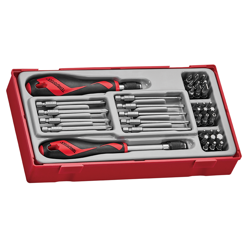 TengTools TTMDQ38 BITS SET WITH TWO QUICK CHUCK DRIVERS 38 PCS