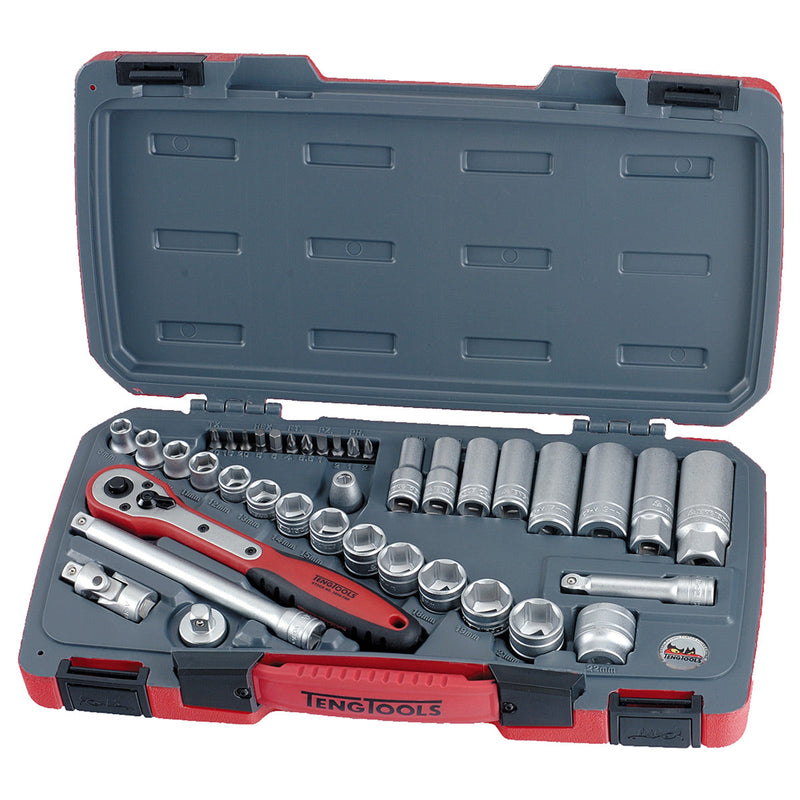 TengTools T3839 39  Piece 3/8" Drive Socket Set