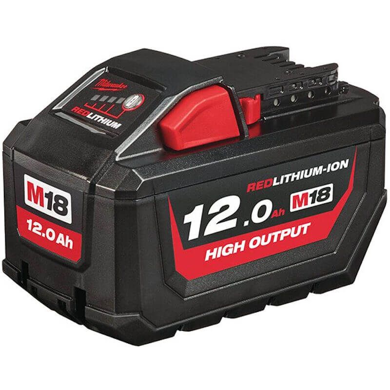 MILWAUKEE M18HNRG-122 M18 12.0AH HIGH OUTPUT BATTERY & FAST CHARGER PACK
