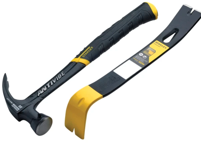 Stanley FatMax® Antivibe Hammer 576g (20oz) with Wonder Bar® Pry Bar