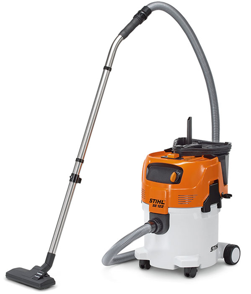 Stihl SE 122 E Powerful wet and dry vacuum cleaner with automatic switch-on function
